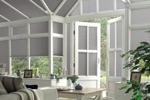 TS PLEATED SHAPED ROOF SHEER STEEL