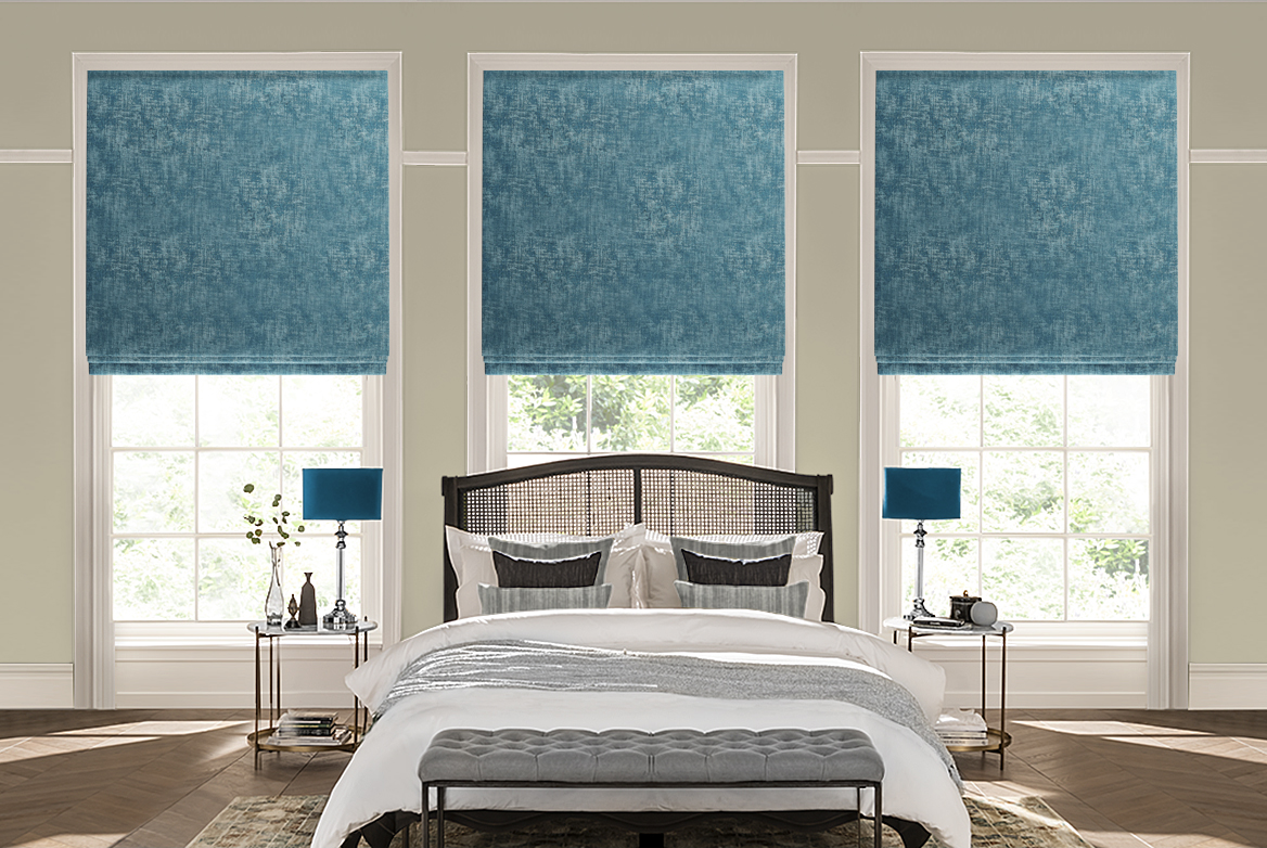Ts 2021 Roman Blinds Roomset Filey Teal 1168X782