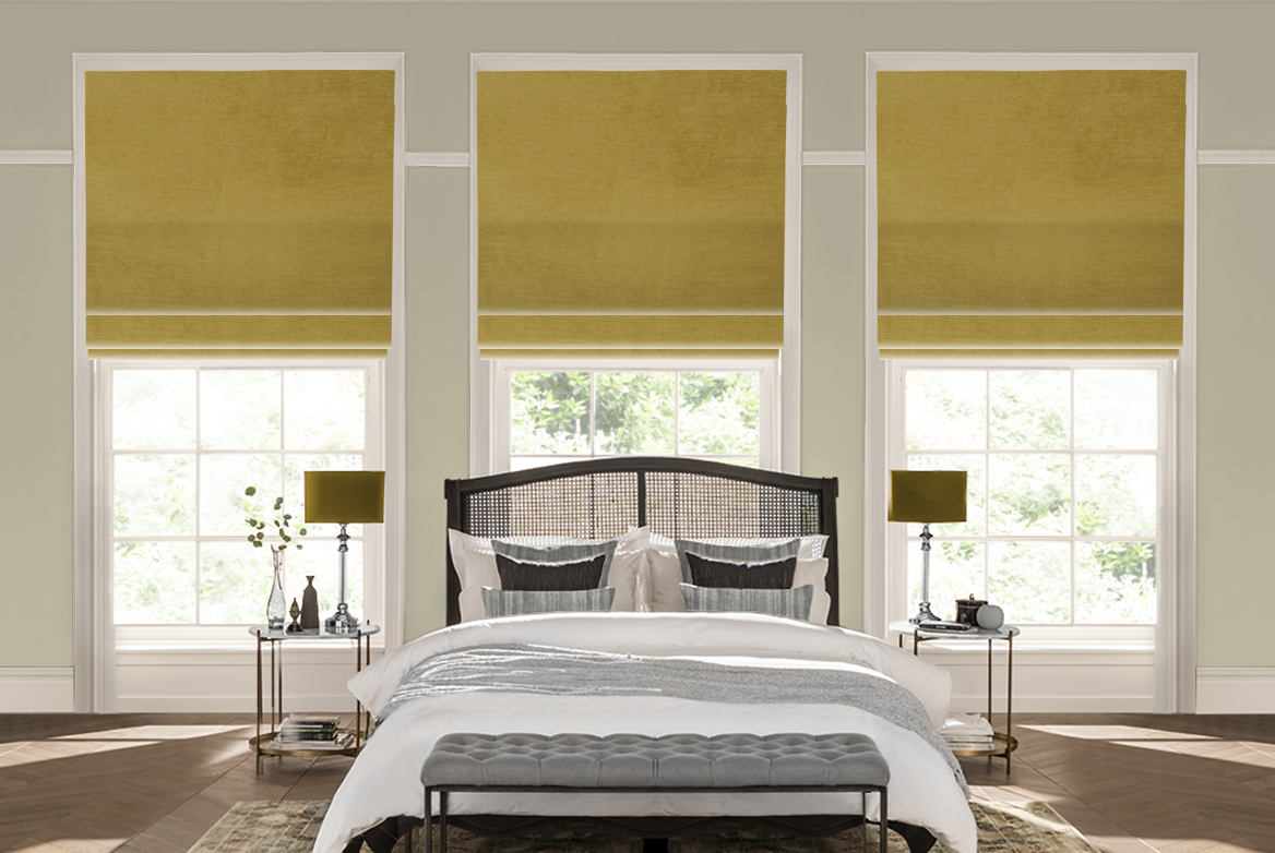 TS 2023 ROMAN BLINDS ROOMSET MARSEILLE SULPHUR