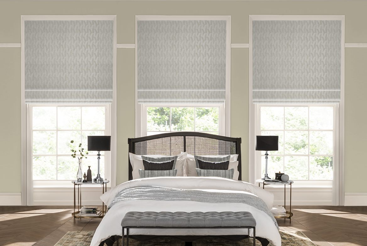 TS 2023 ROMAN BLINDS ROOMSET ZINNIA NATURAL
