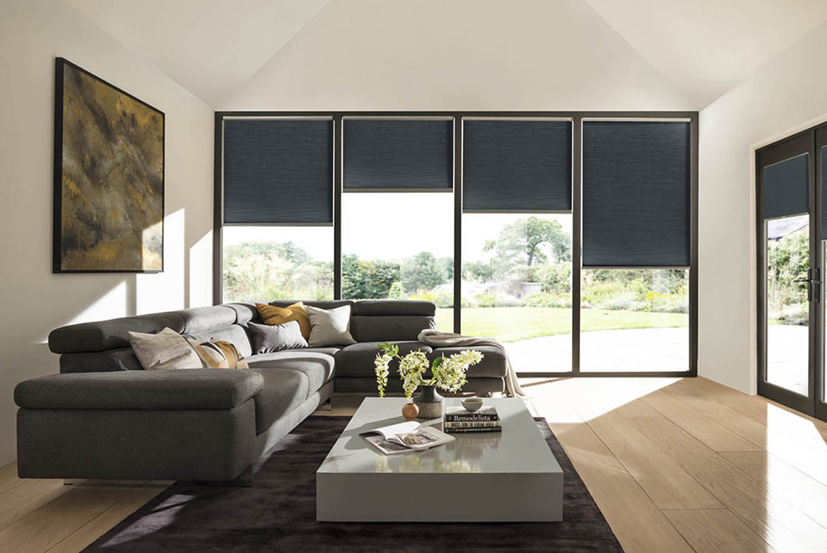 Ts 2021 Duette Blinds Roomset Batiste Onyx 1168X782