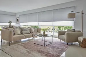 TS 2023 MOTORISATION LAUNCH ROLLER BLINDS HOLBURY GREY SHEER HURST STEEL BLACKOUT 288