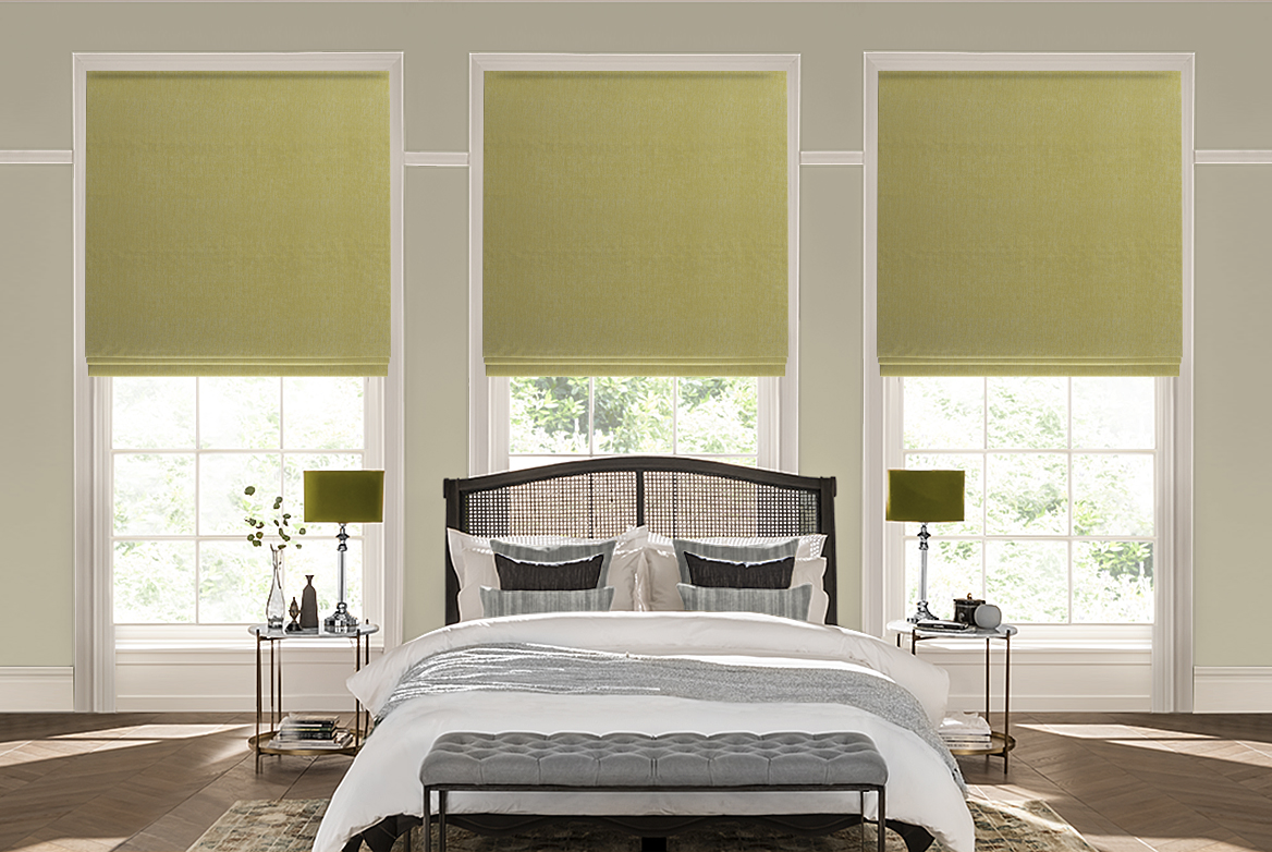 Ts 2021 Roman Blinds Roomset Portobello Maize 1168X782