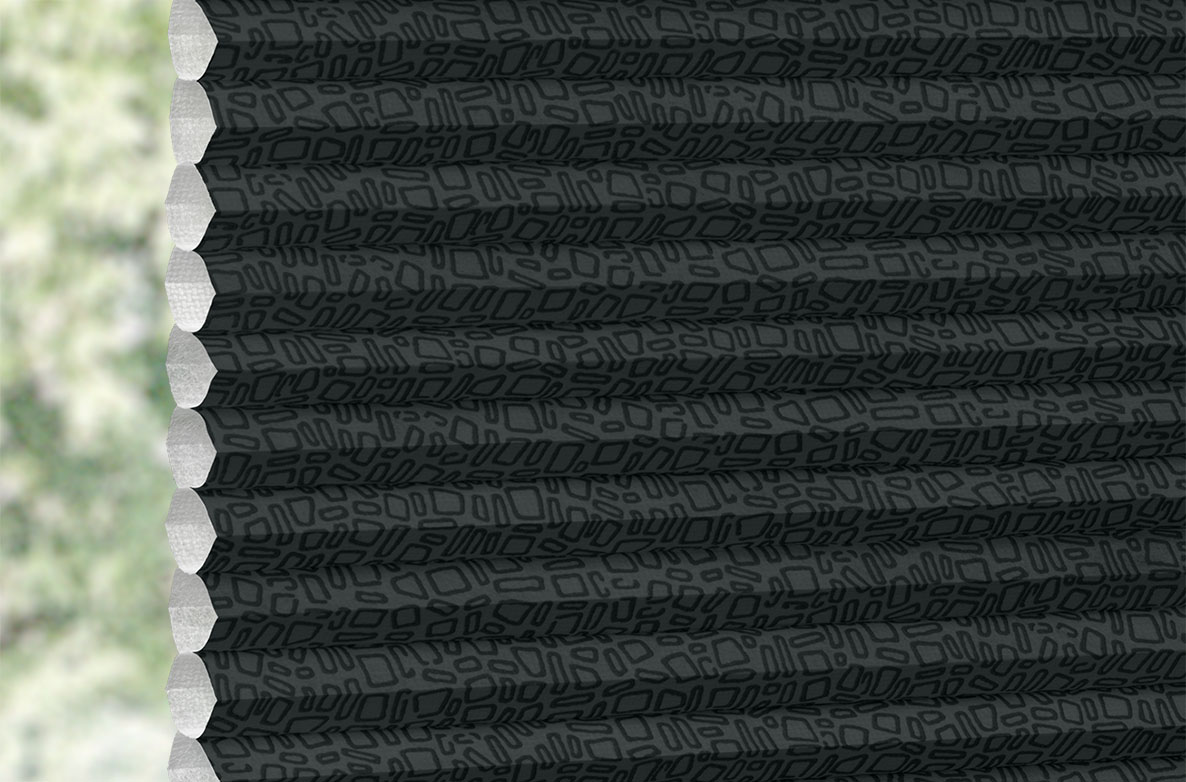 a Geometrics Monochrome coloured swatch fabric 