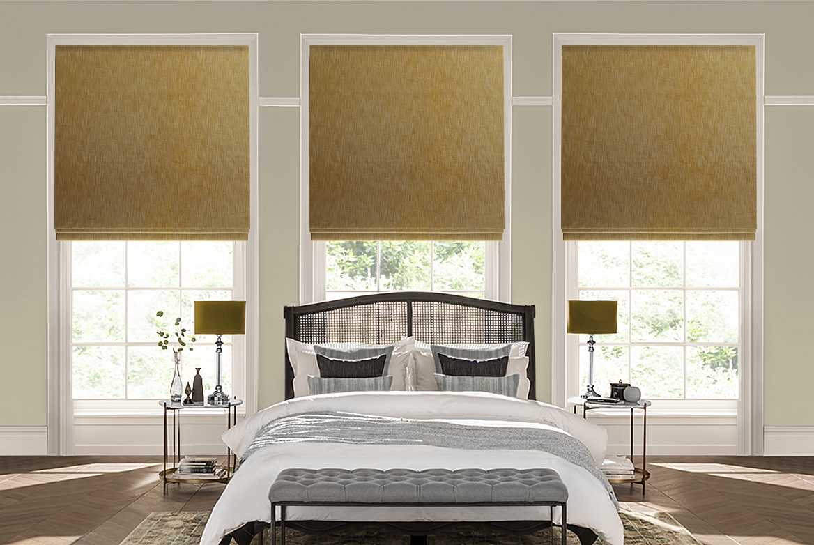 Ts 2021 Roman Blinds Roomset Foxley Turmeric 1168X782