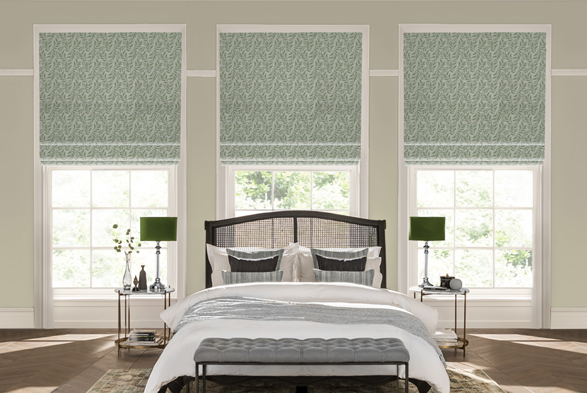 TS 2023 ROMAN BLINDS ROOMSET BALSAM SAGE