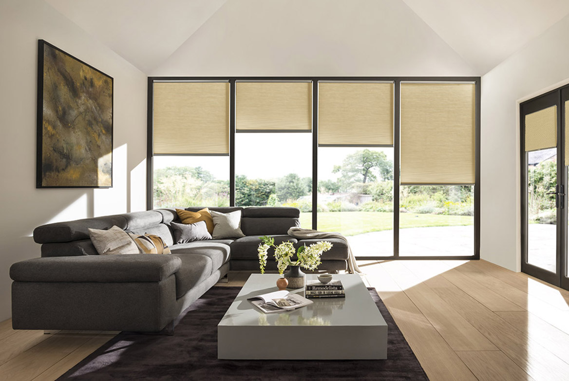 Ts 2021 Duette Blinds Roomset Duotone Caramel 1168X782