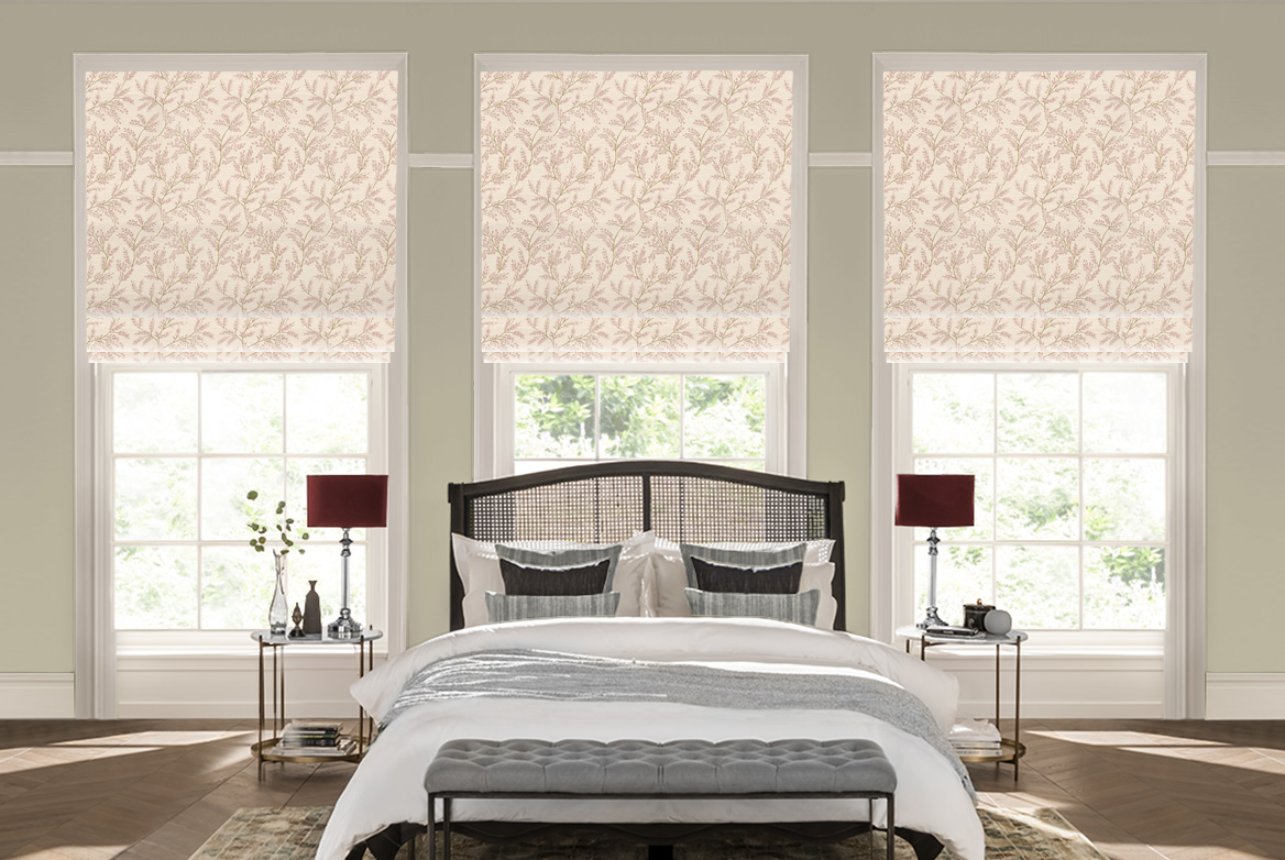 TS 2023 ROMAN BLINDS ROOMSET KALMIA BLUSH
