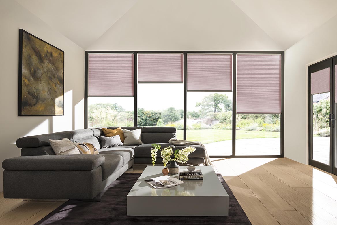 Ts 2021 Duette Blinds Roomset Silk Muted Iris 1168X782