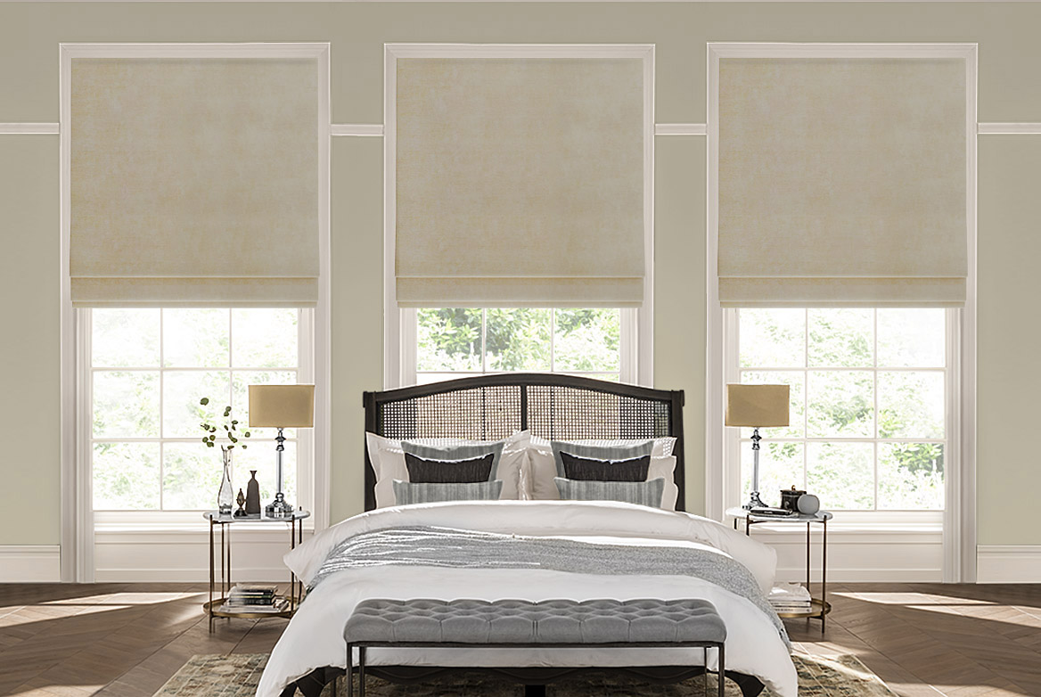 Ts 2022 Roman Blinds Roomset Marseille Light Natural