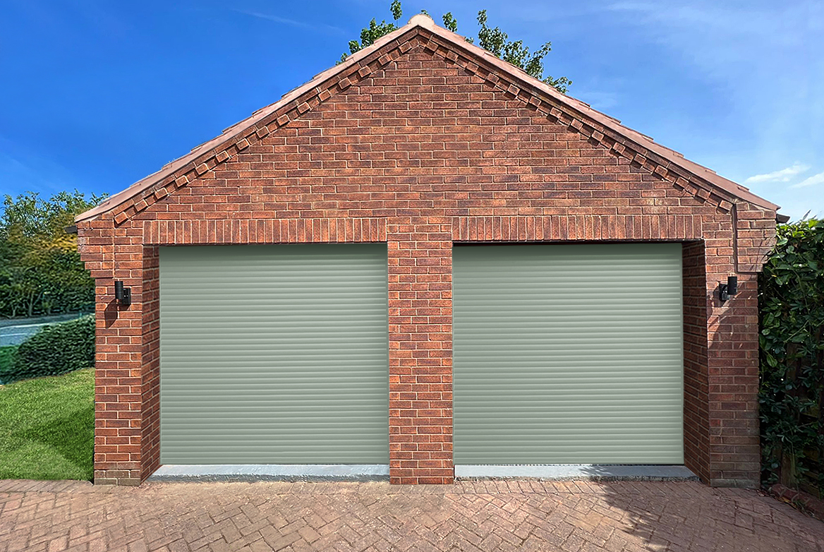 TS 2023 GARAGE DOOR CHARTWELL GREEN WEB ROOMSET ROLLER