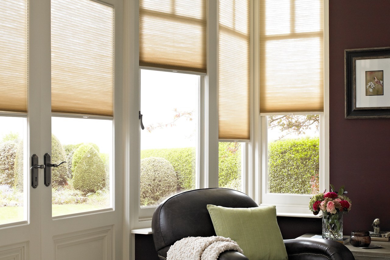 TS DUETTE PLEATED ROOF DOOR CONS CARAMEL 1