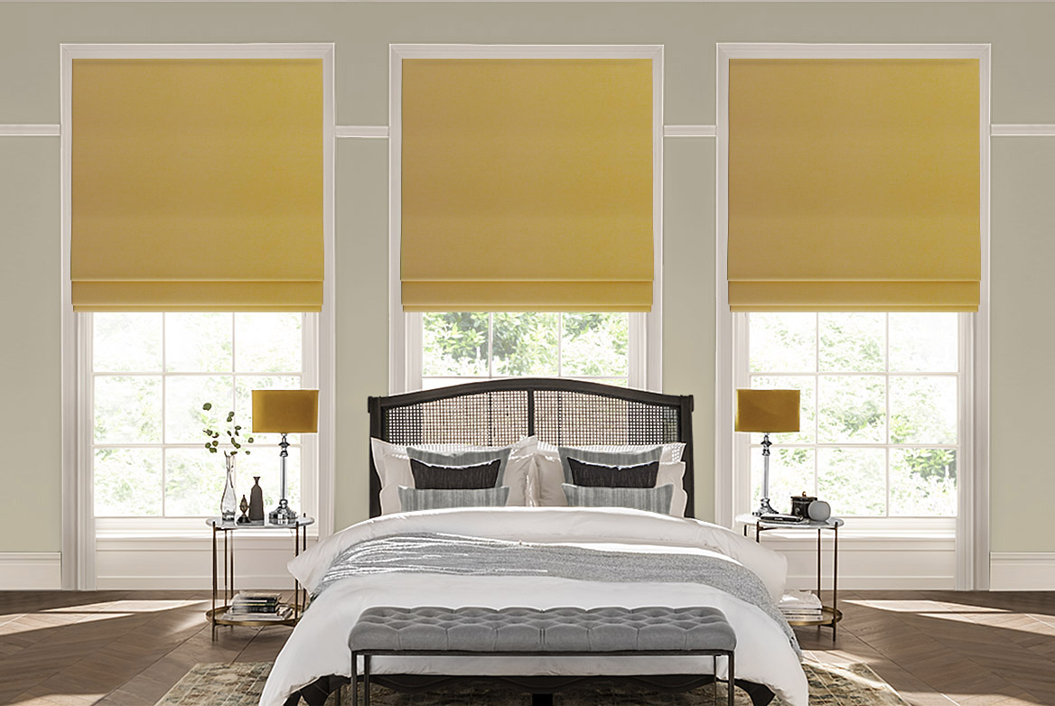 Ts 2022 Roman Blinds Roomset Linosa Gold