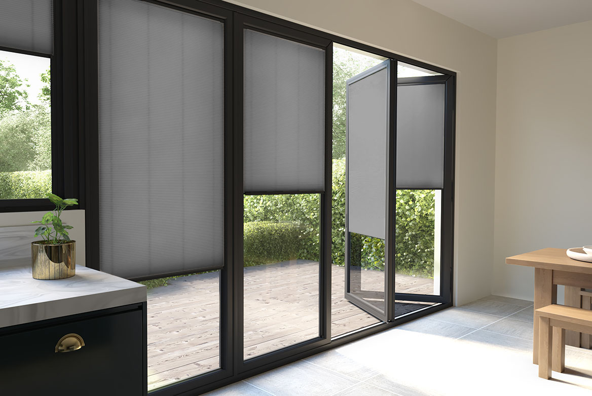 Ts 2021 Micro Hive Blinds Roomset Graphite 1168X782