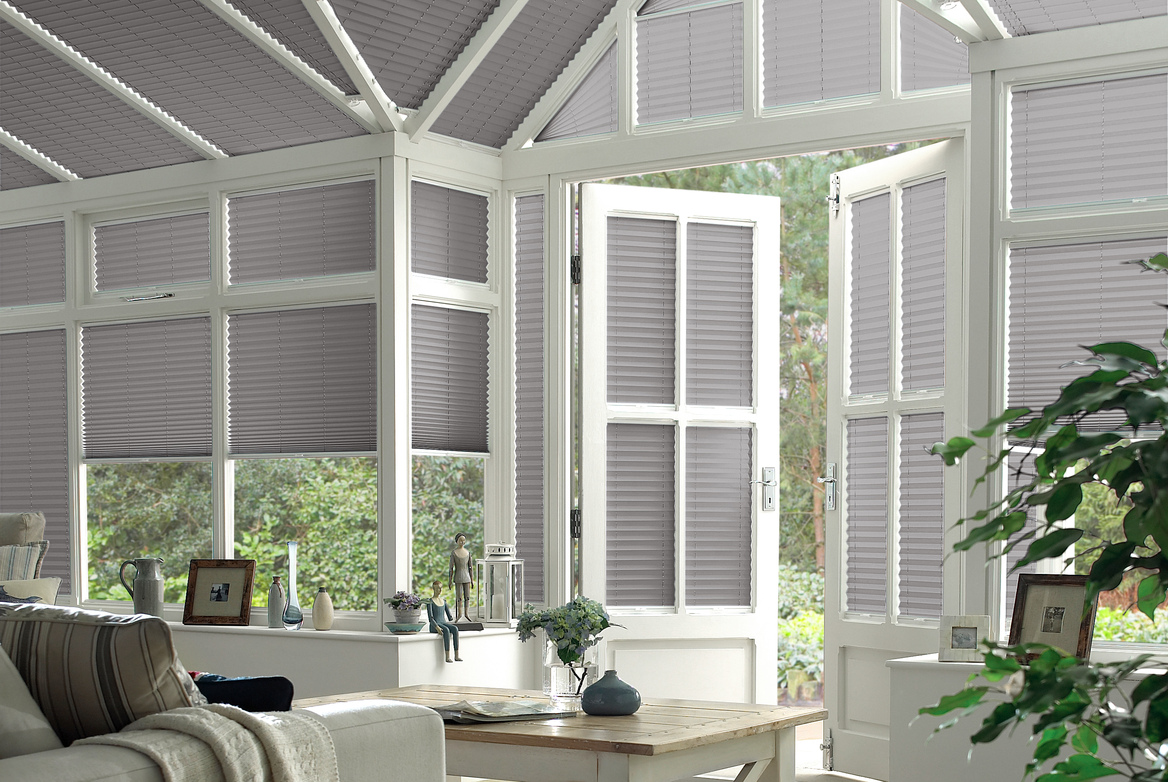 TS PLEATED SHAPED ROOF SHEER STEEL (1)