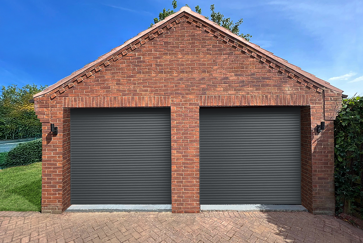 TS 2023 GARAGE DOOR GRAPHITE WEB ROOMSET ROLLER