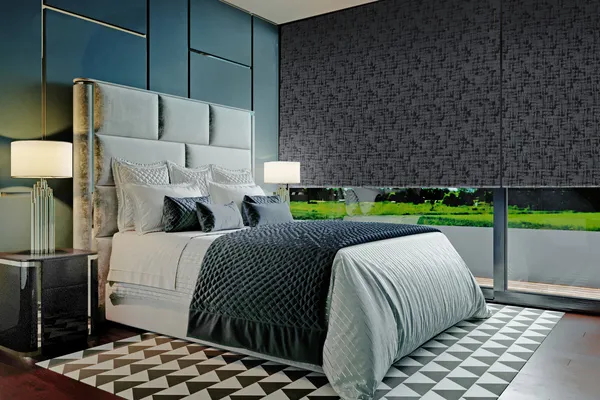 TS 2023 CFWD BLACKOUT RAVEN ROLLER BLIND BEDROOM 01