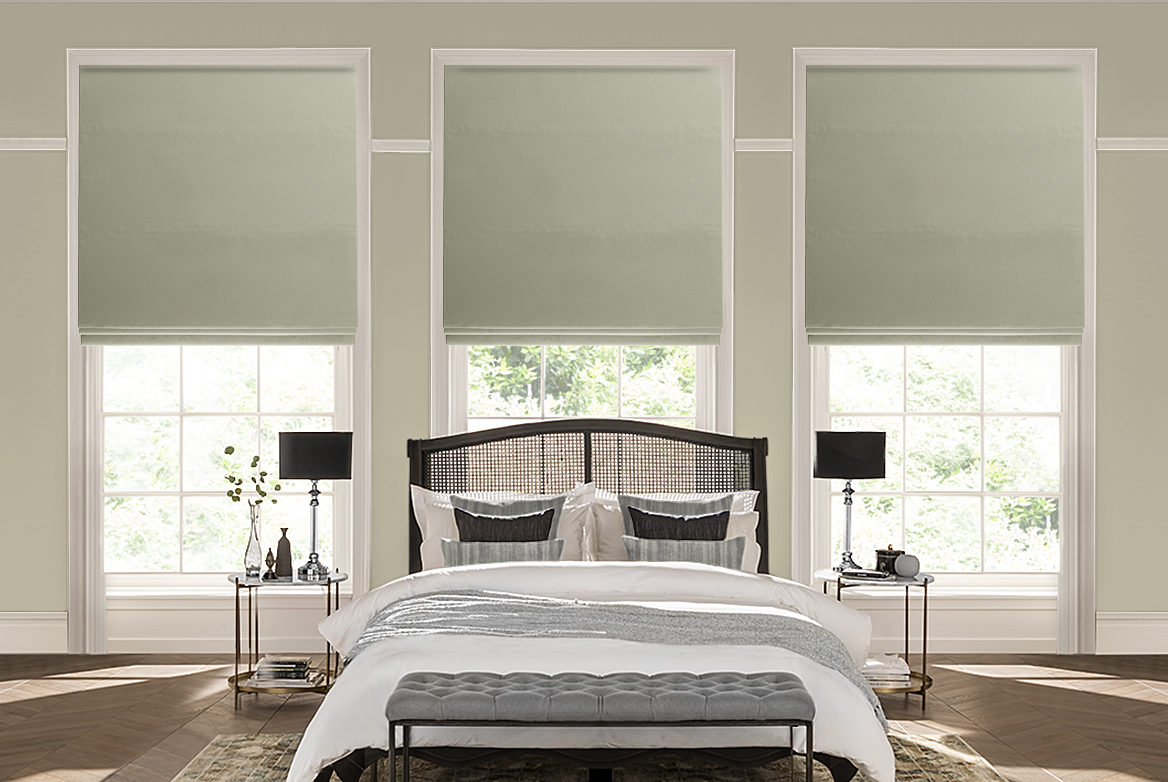 Ts 2021 Roman Blinds Roomset Portobello Linen 1168X782