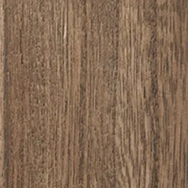 Vintage oak dark brown shutter with slats partially opened