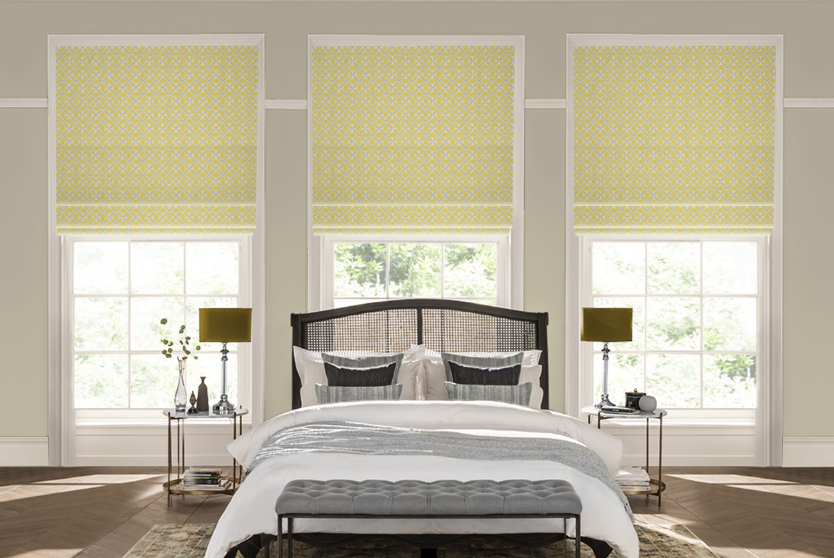 TS 2023 ROMAN BLINDS ROOMSET ASTER MIMOSA