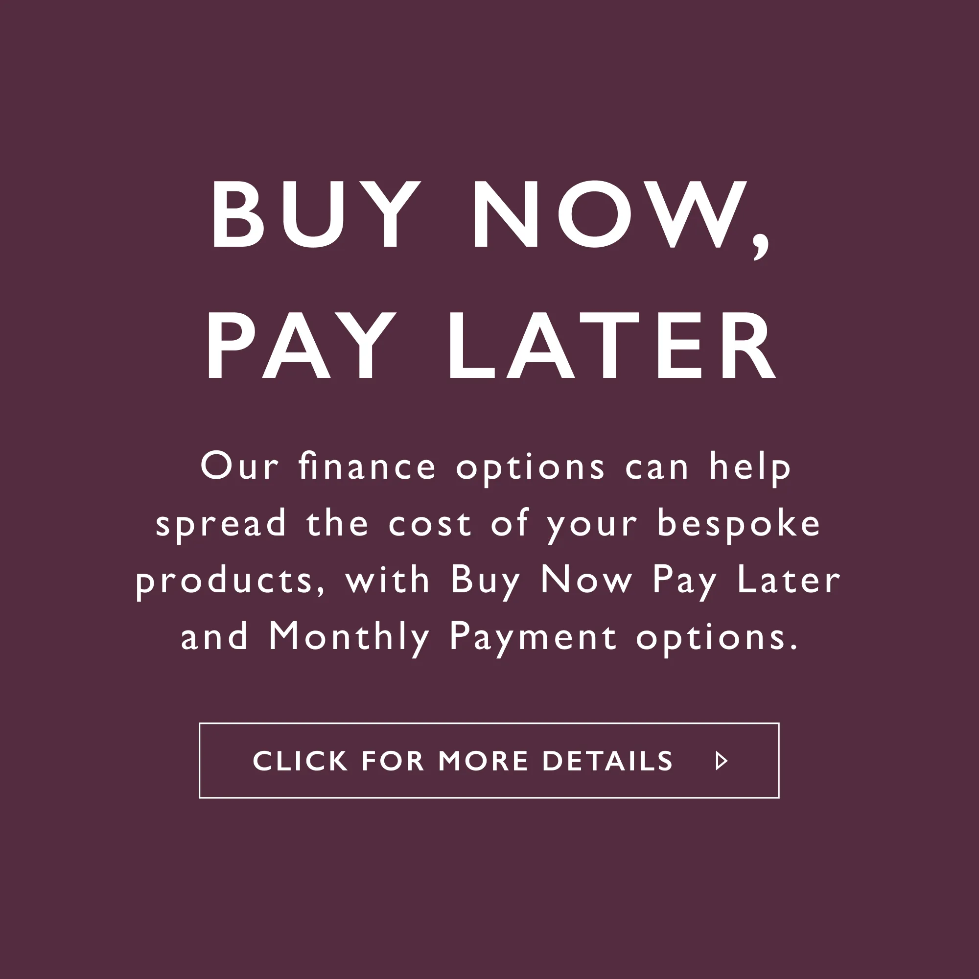 Finance Product Grid BNPL