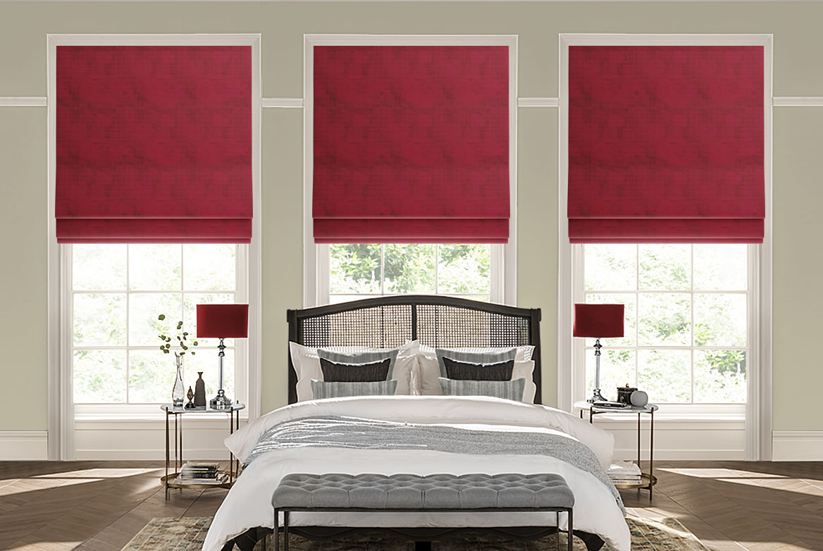 Ts 2022 Roman Blinds Roomset Brilliance Cardinal